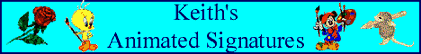 Animated Signatures and Names by Keith